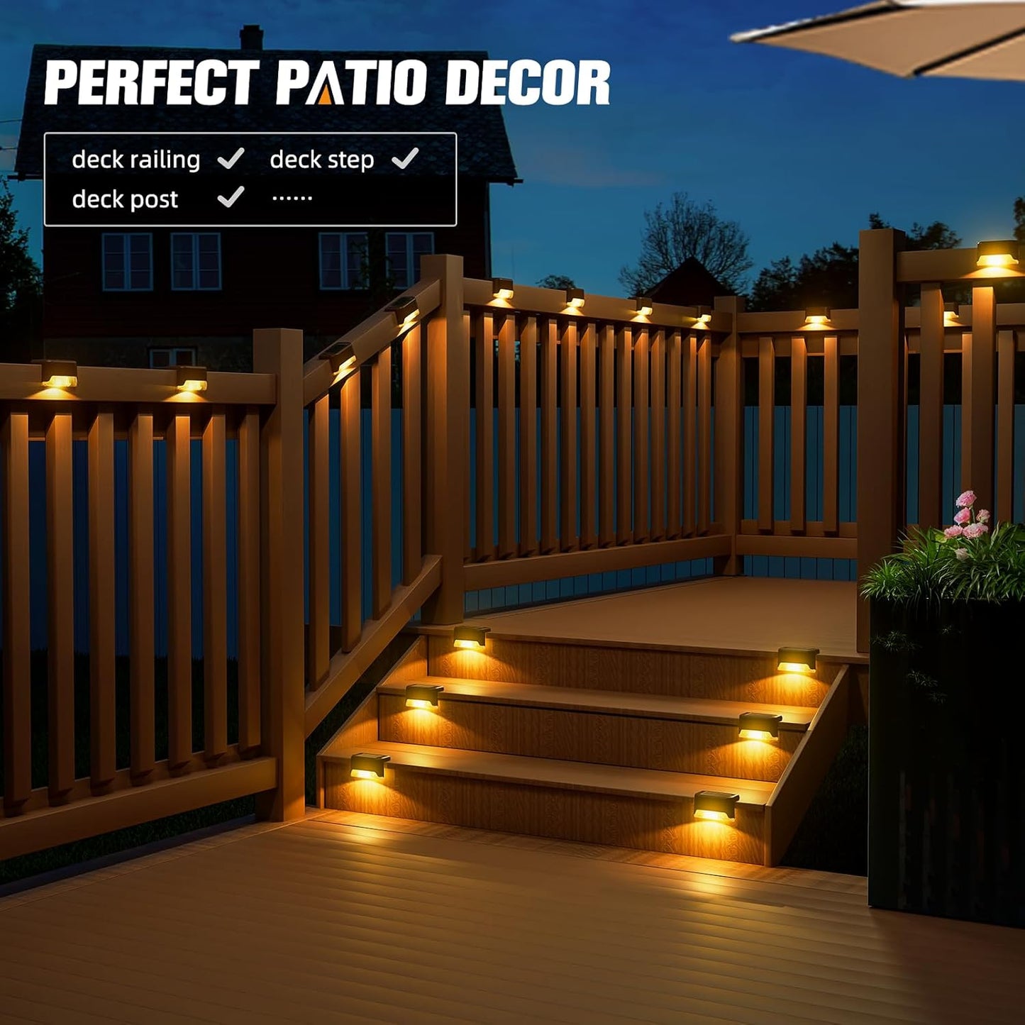 Solar Deck Lights Outdoor