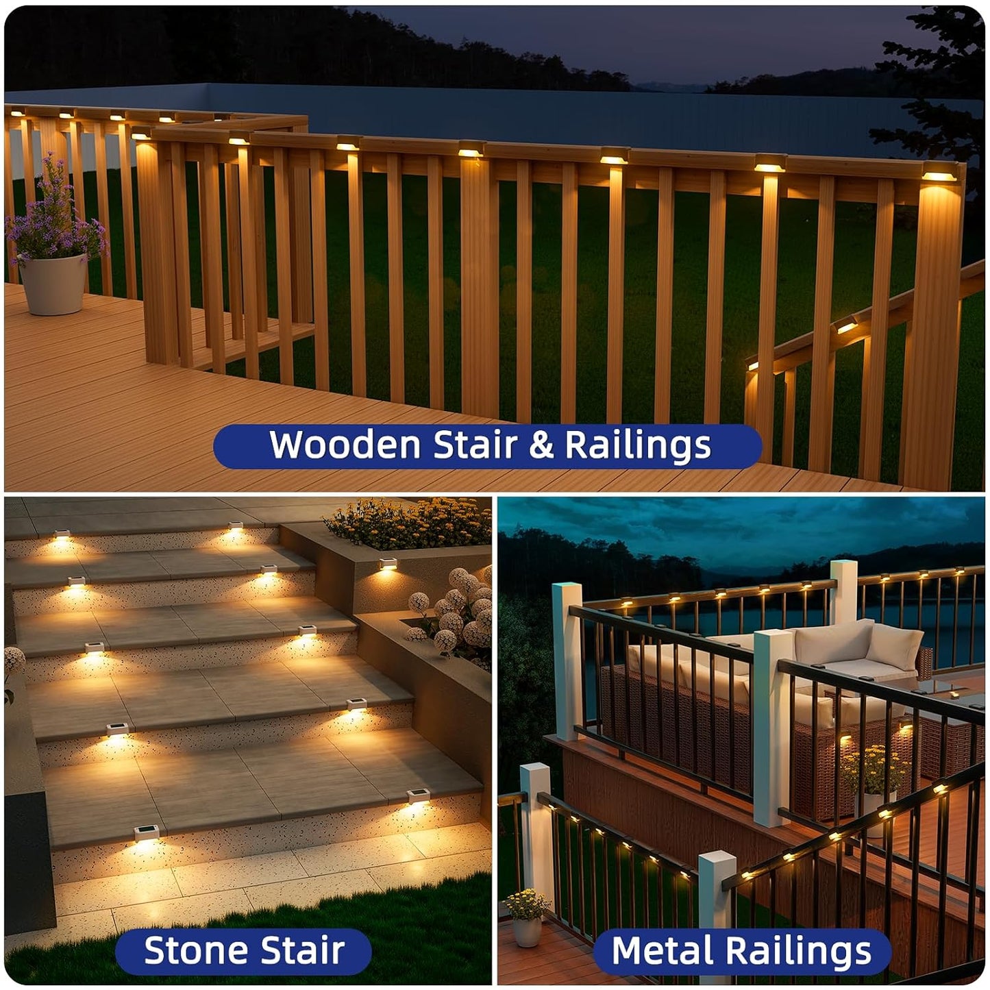 Solar Deck Lights Outdoor